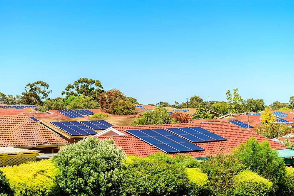 Zonnepanelen op daken