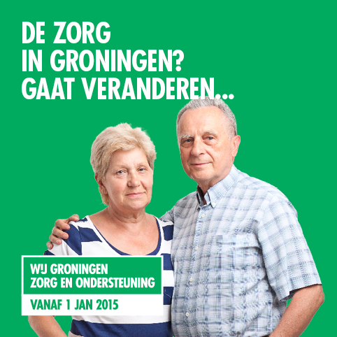 Man en vrouw op Groningse campagneposter