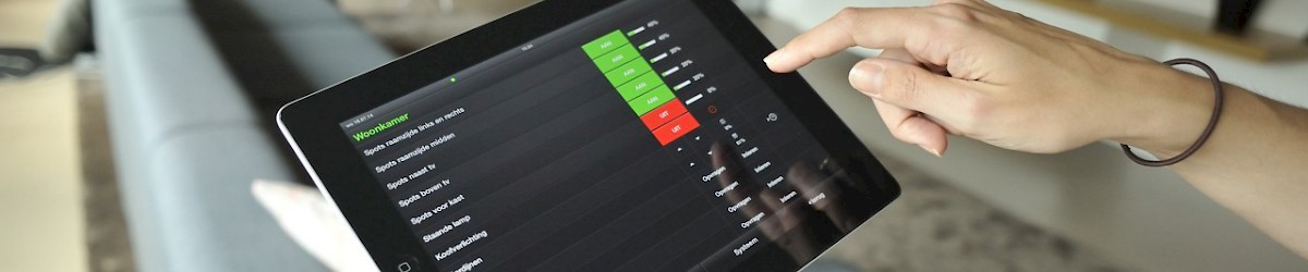Slimme apparaten bestuurt u eenvoudig met uw smartphone of tablet