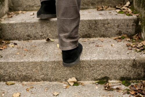 Uw schoen helpt bij valpreventie en als sleutel voor uw huis.