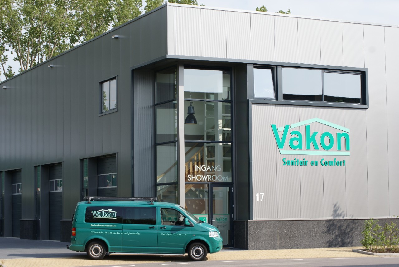 Vakon-showroom in Voorschoten