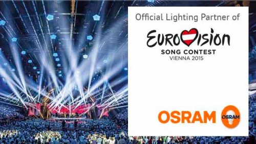 Osram is lichtsponsor van het Eurovisie Songfestival 