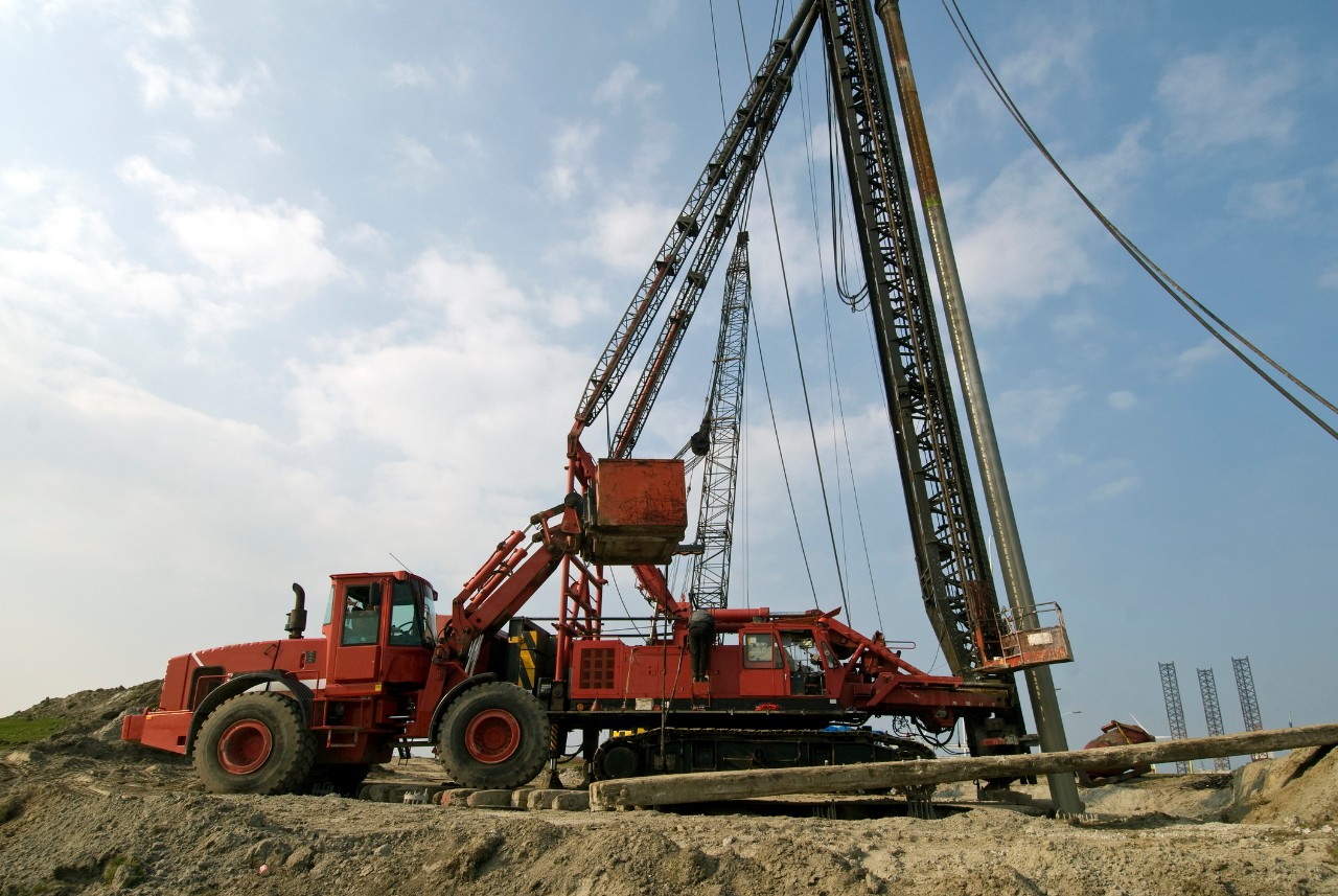 Heimachine op nieuwbouwlocatie