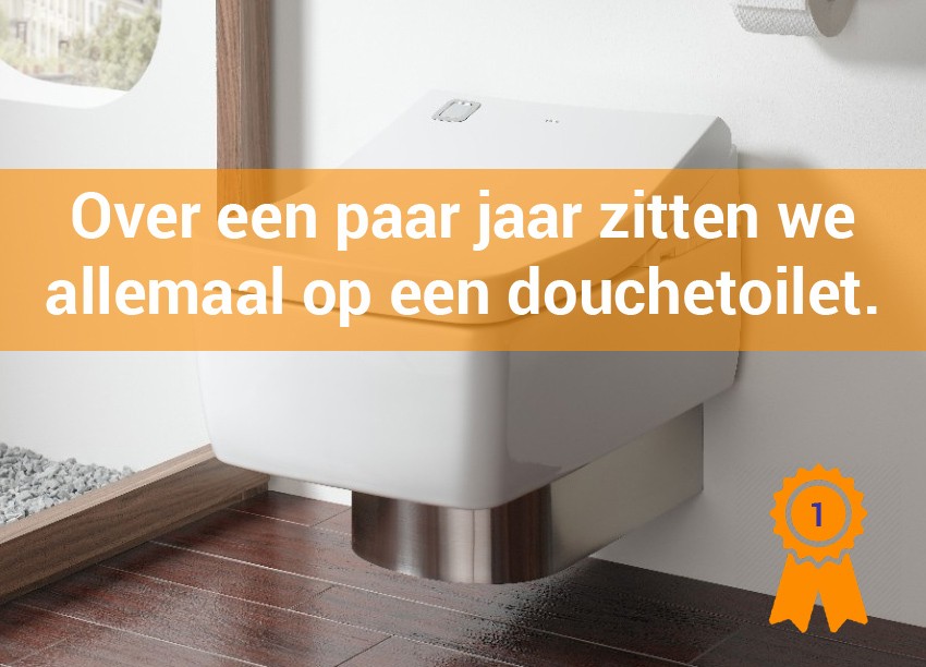 Over een paar jaar zitten we allemaal op een douche-wc