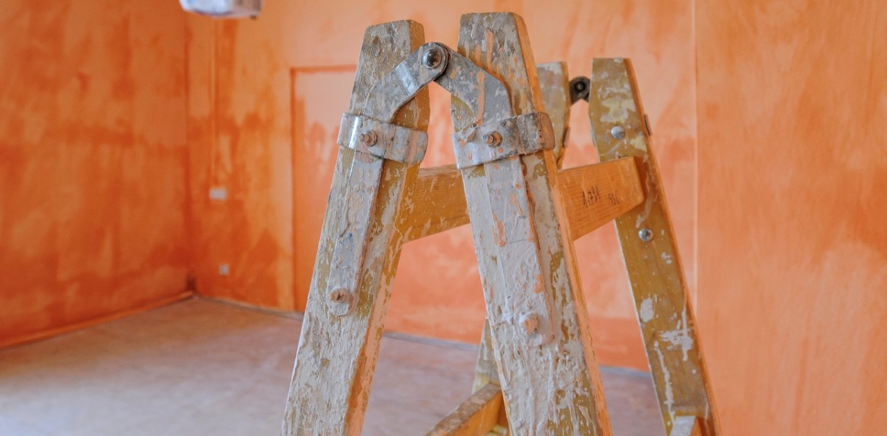 Schilderwerk in de woonkamer