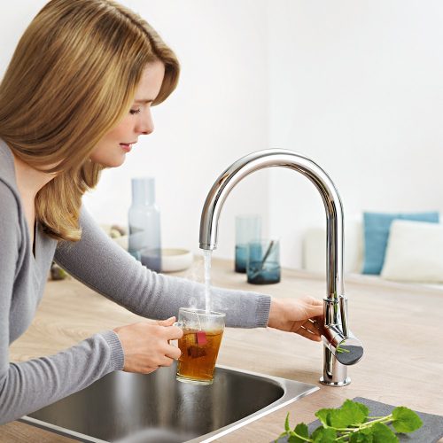 Een kokendwater kraan: GROHE Red