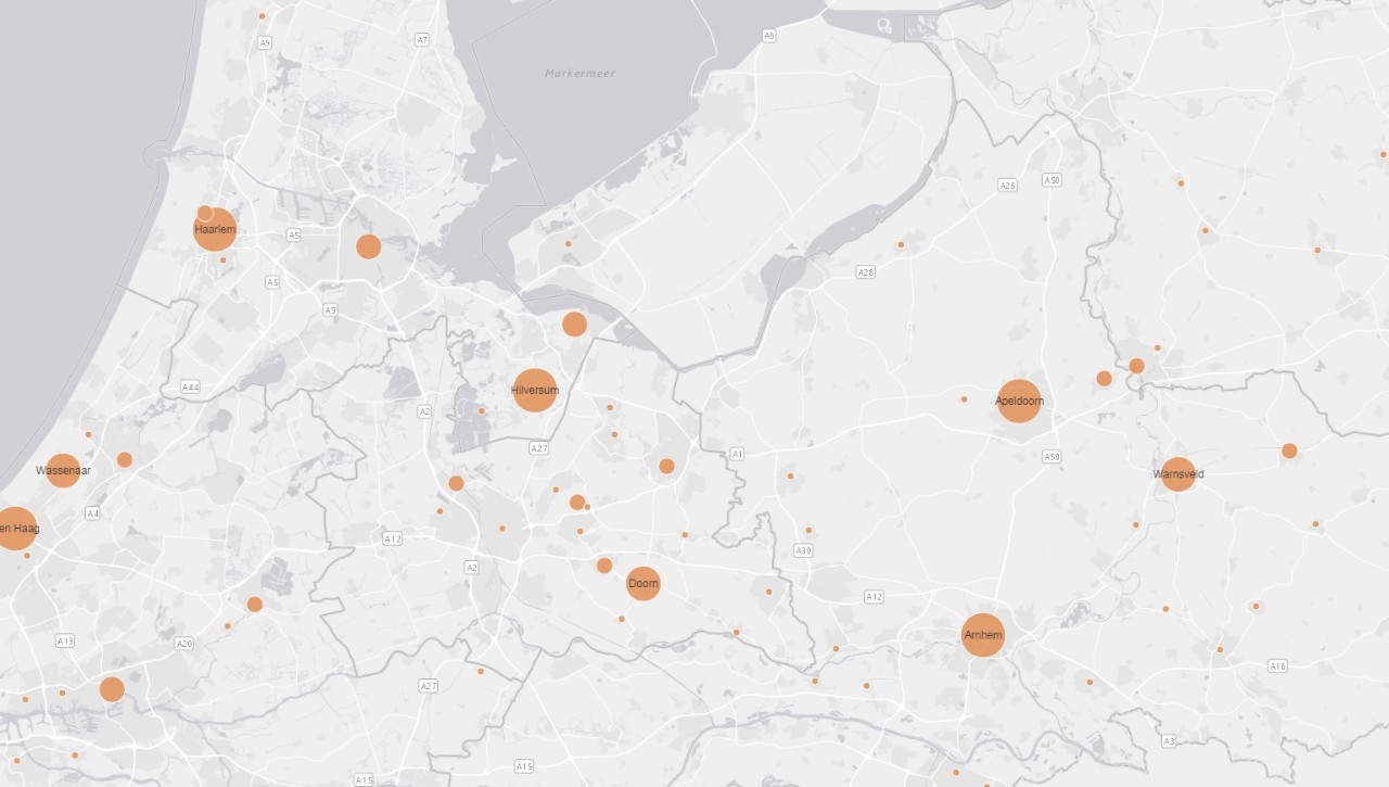 Woonzorgcentra in beeld // Klik op de kaart voor een uitvergroting