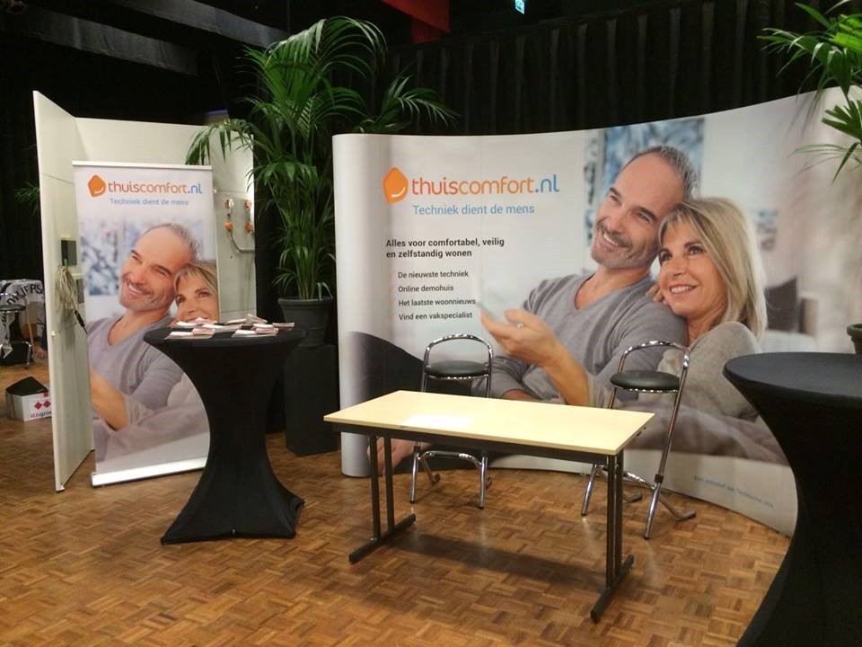 De Thuiscomfort stand op de Comfortabel Thuis Beurs