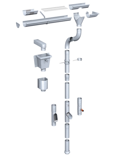 Rheinzink regenpijp onderdelen