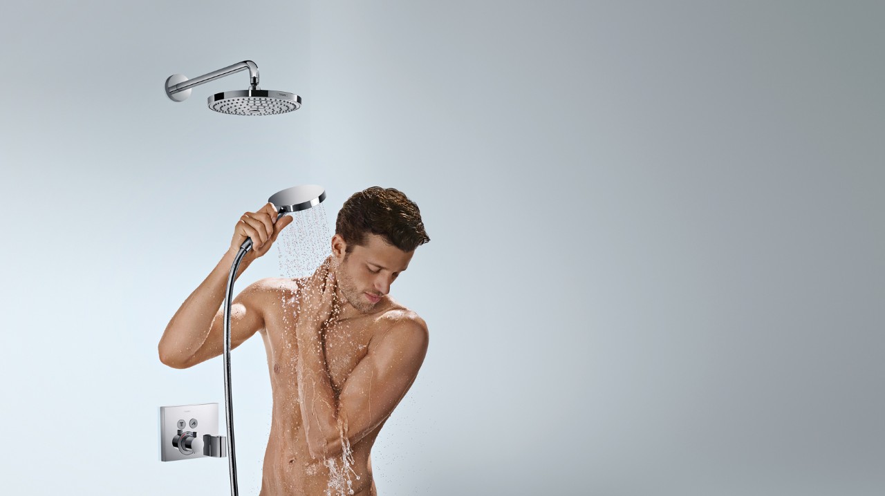 Optimaal doucheplezier met de Hansgrohe ShowerSelect inbouwthermostaat 