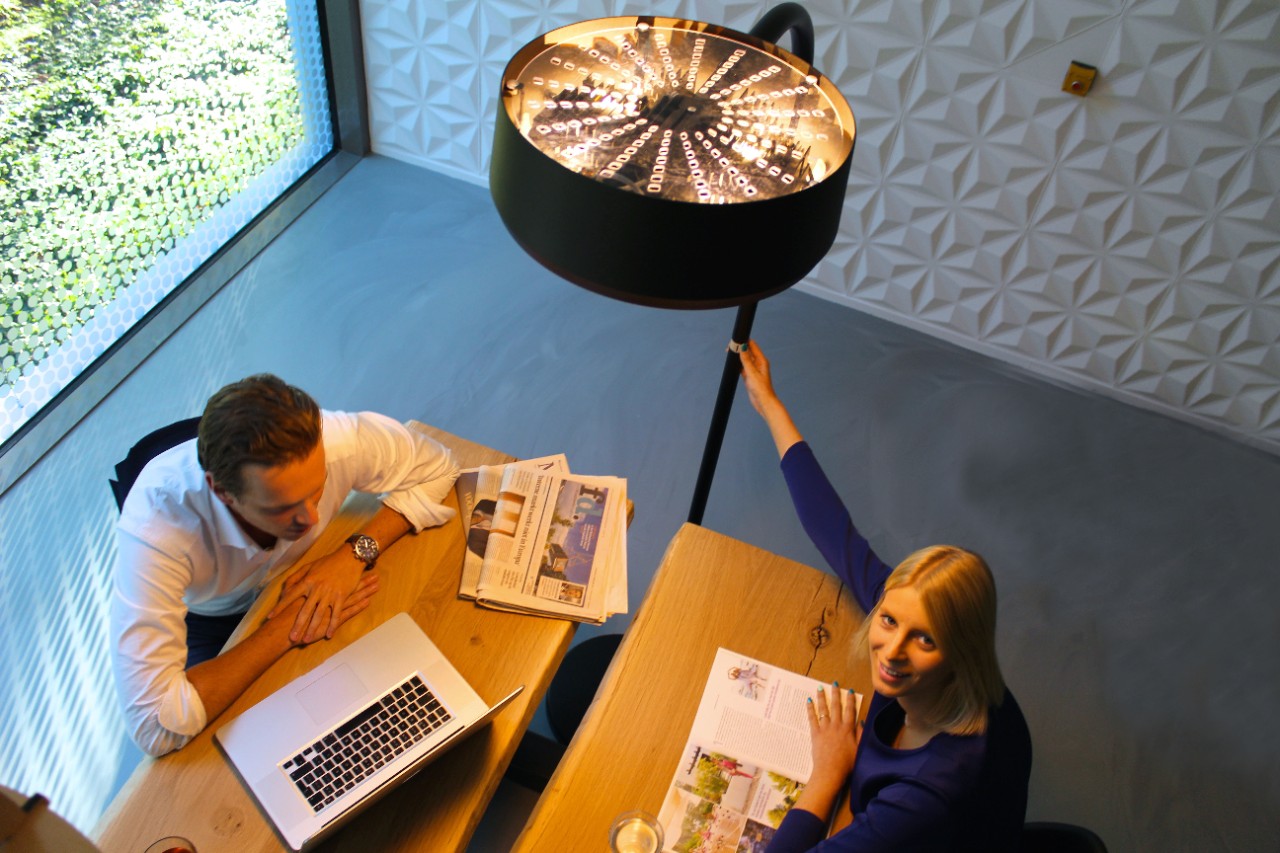 Sparckel biodynamische verlichting in de woonkamer